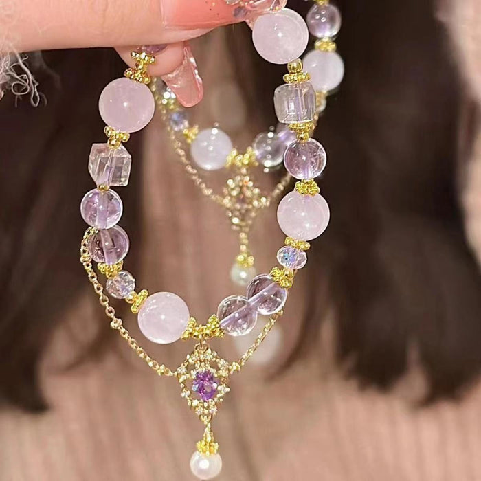 Wholesale Bracelet color collision, light luxury, niche exquisite feeling, fairy style bracelet bracelet bracelet