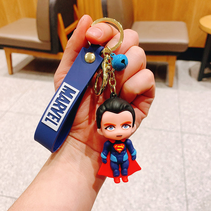 Wholesale Cartoon Silicone Doll Keychain JDC-KC-KuangK039