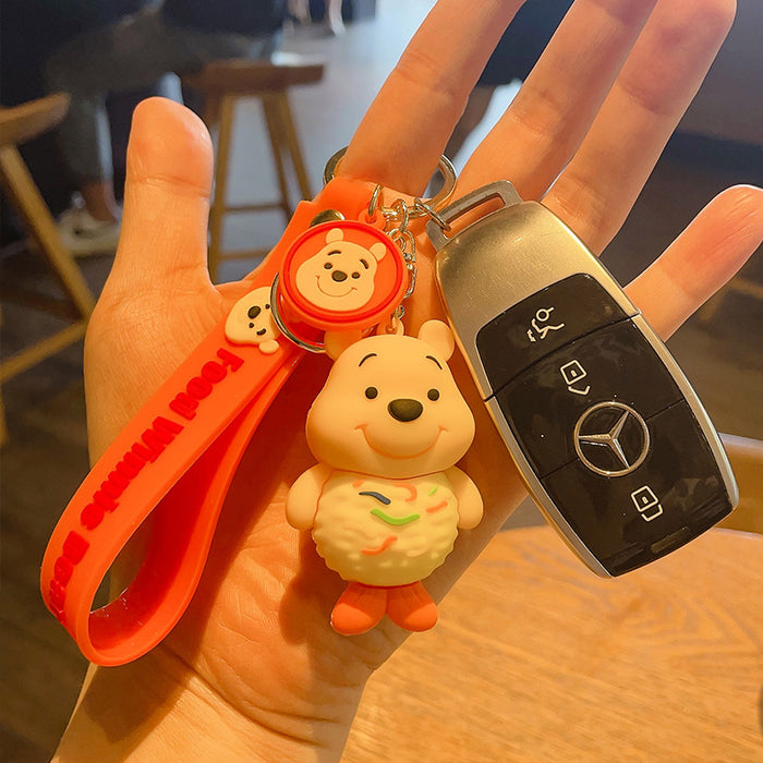 Wholesale Cute Bear PVC Keychains