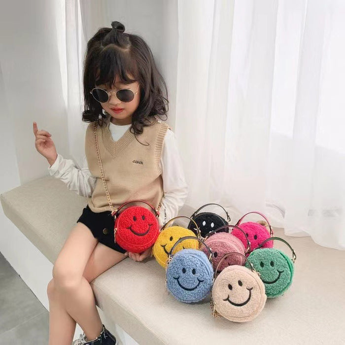 Wholesale Children's bag crossbody bag fashionable plush chain shoulder