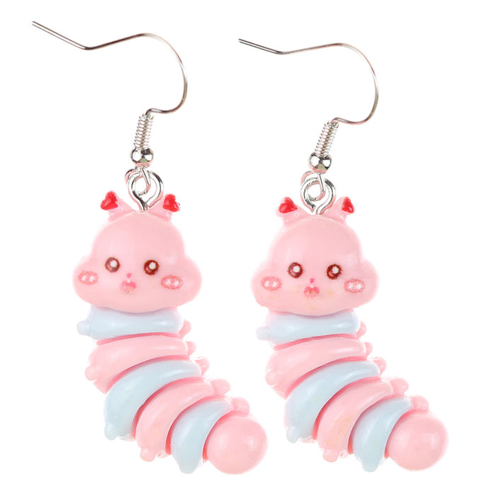 Wholesale Cartoon Animal Resin Earrings JDC-ES-niqing022