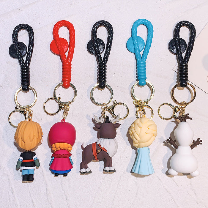 Wholesale Cartoon Silicone Doll Keychain JDC-KC-QiChao044