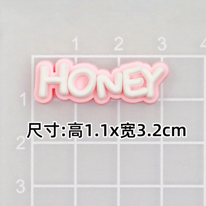 Wholesale 10pcs Cartoon Slippers Accessories Phone Case PIAD Set Hairpin Decorative PVC Soft Adhesive Patch