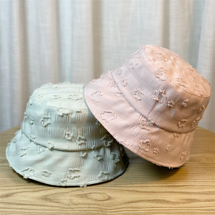 Wholesale wide brim fisherman hat women's  basin hat sun protection sun protection hat fashion