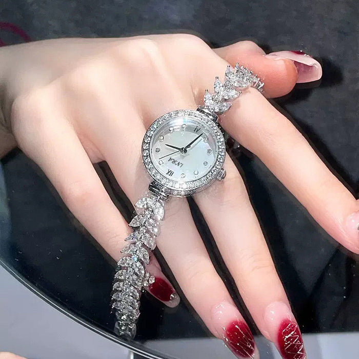 Wholesale Alloy Diamond Mermaid Bracelet Waterproof Quartz Watch JDC-WH-XCD009