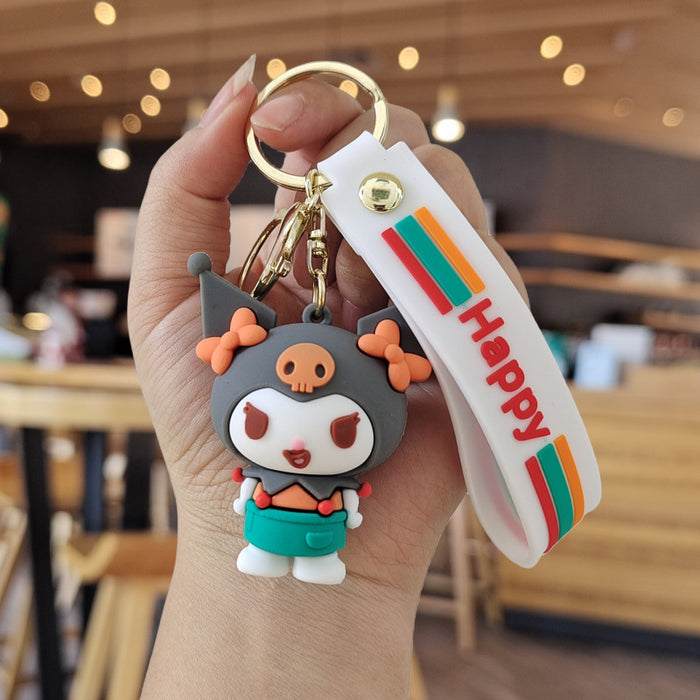 Wholesale Cartoon Doll Silicone Keychain (S) JDC-KC-ZhuoRan006