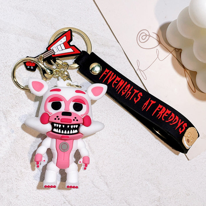 Wholesale Cartoon Doll PVC Keychain JDC-KC-Qiwei002