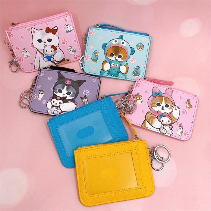 Wholesale PU Cartoon Printing Card Holder Coin Purse JDC-WT-YaLL016