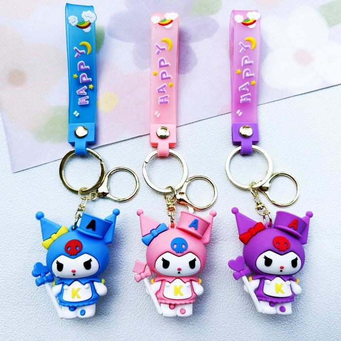 Wholesale PVC Cartoon Doll Keychain JDC-KC-WuYi195