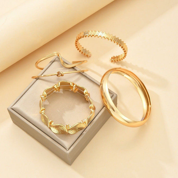 Wholesale Leaf smooth bangle