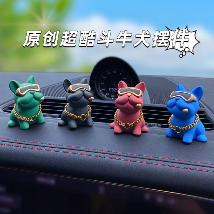 Wholesale Cute Resin Bulldog Keychain