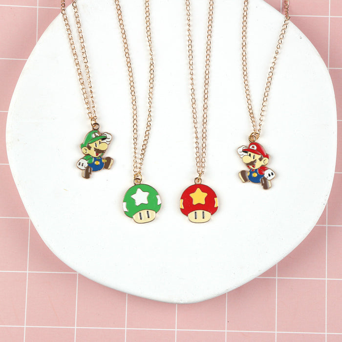 Wholesale Cartoon Alloy Pendant Necklace JDC-NE-FuYu020