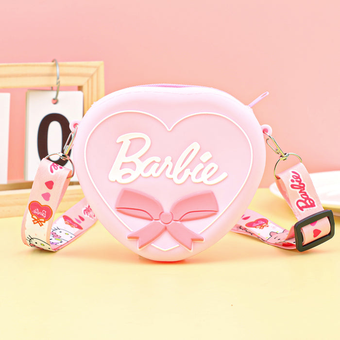 Wholesale Cartoon Silicone Zip Coin Purse for Kids Cute Crossbody Bag for Earphones MOQ≥5