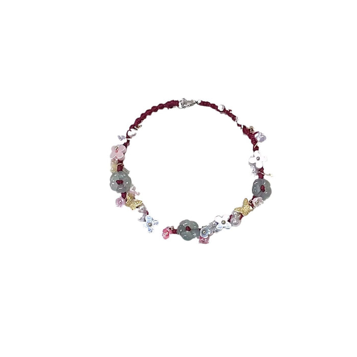 Wholesale Butterfly Weaving Hand Rope Simple Pearl Bracelet Personalized Versatile Handpiece