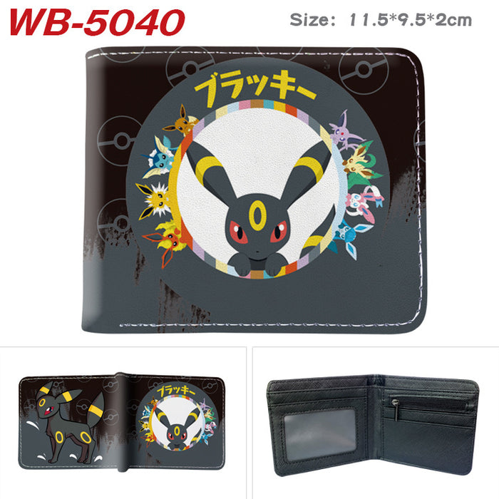 Wholesale Cute Anime Elf Pattern PU Bifold Wallet Short Card Holder Coin Purse Everyday Chic Fashion Accessory