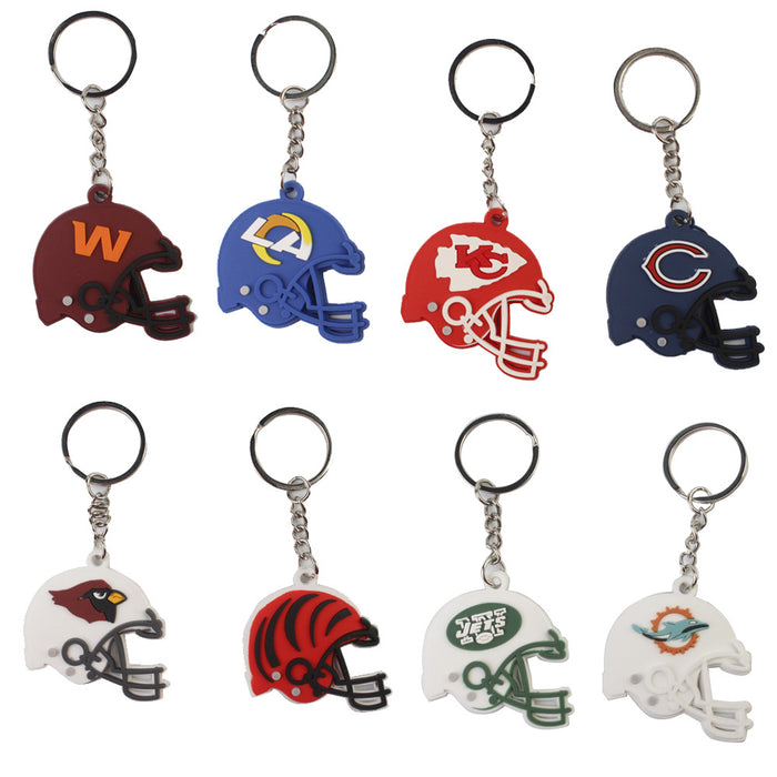 Wholesale Rugby Hat PVC Keychain JDC-KC-MiLai001