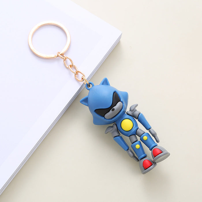 Wholesale Cute Cartoon Soft Rubber Doll Keychain JDC-KC-BoYue004