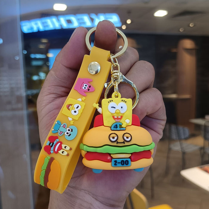 Wholesale Cartoon Sponge Keychain