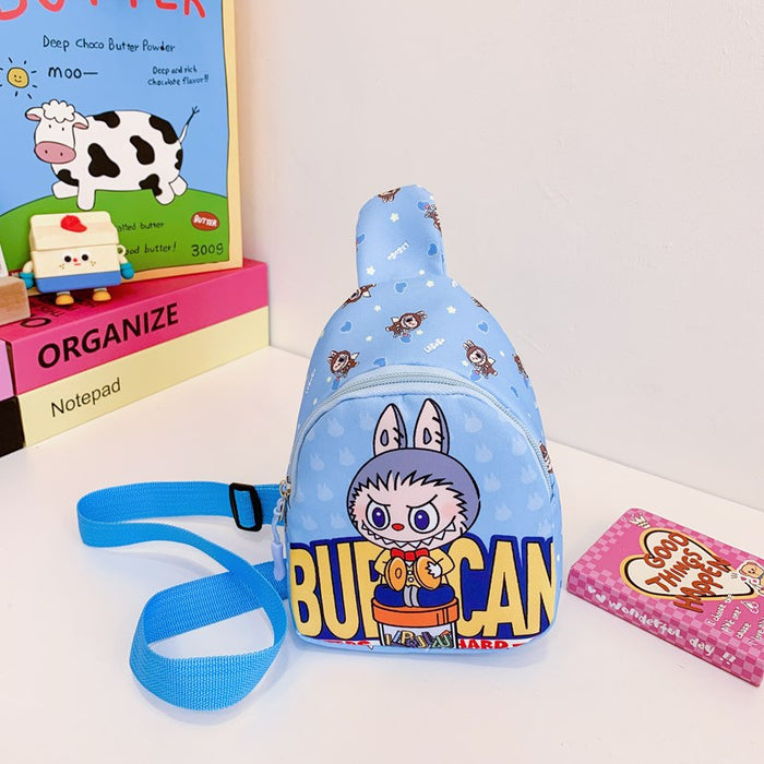 Wholesale Children's chest bag cartoon printed crossbody bag change shoulder bag wholesale