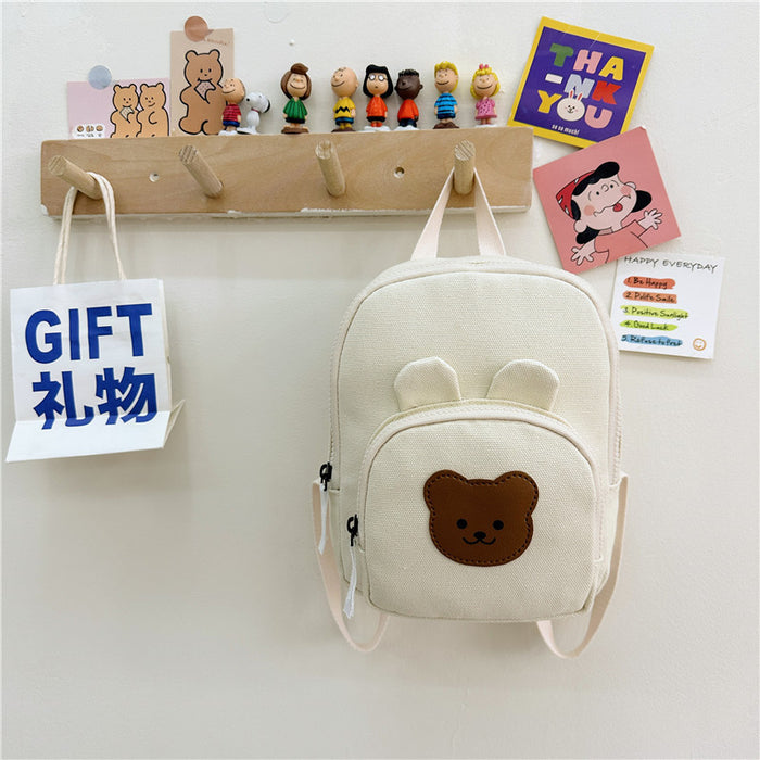 Wholesale Canvas Cute Mini Kids Backpack JDC-BP-YuanDuo077