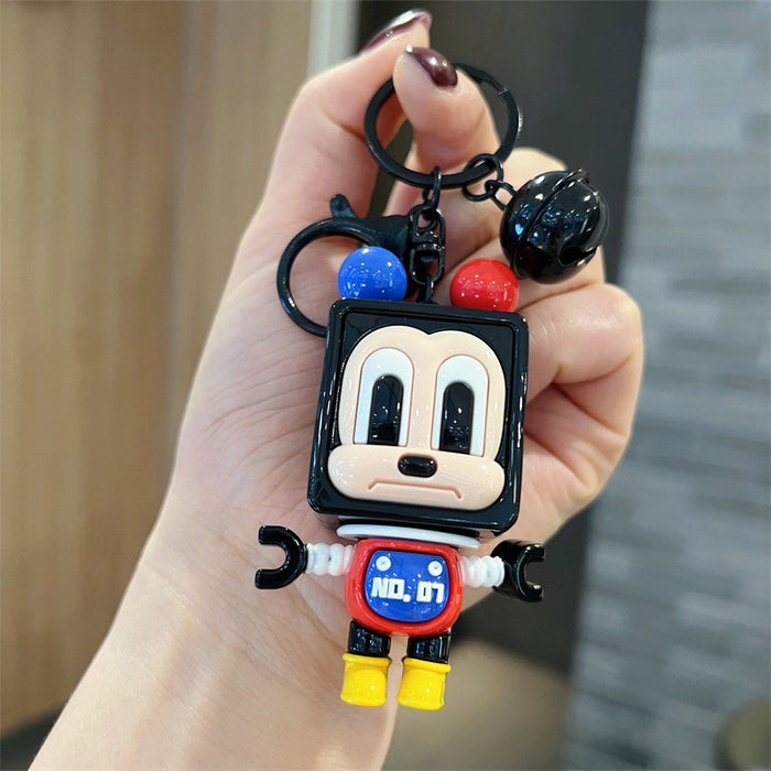 Wholesale Cute PVC blocky keychains for men and women