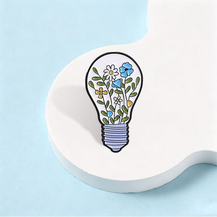 Wholesale Boutique Flower Brooch Zinc Alloy Fashion Pin For Backpack Bag And Clothing