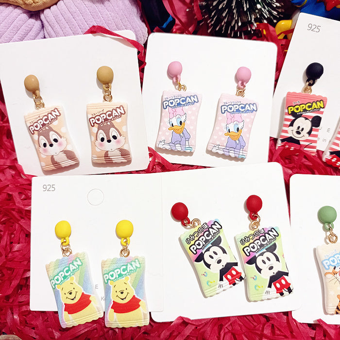 Wholesale Cute Resin Cartoon Earrings JDC-ES-Xiaox014