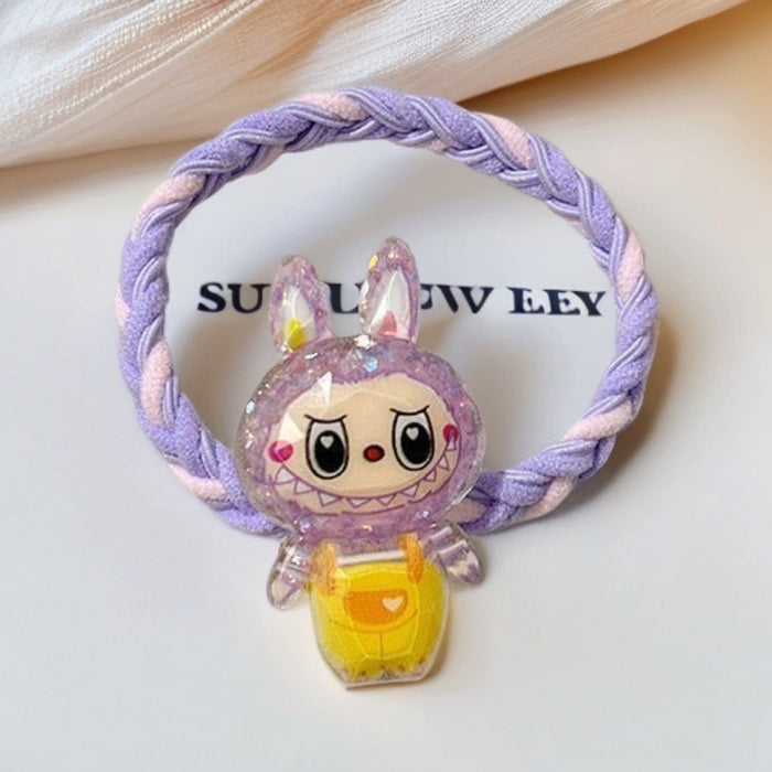 WholesaleHairband Children' s Cute Sweet Hairband Girl Cartoon Rubber Band Adult Children' s Headdress