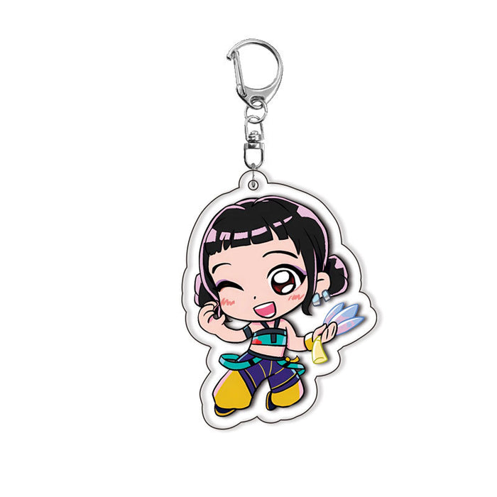 Wholesale KPOP Cute acrylic keychain anime backpack pendant