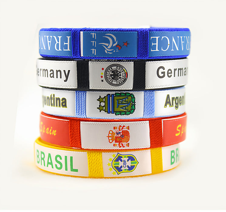 Wholesale World Cup Themed Bracelet Fan Souvenir Cheering Gift
