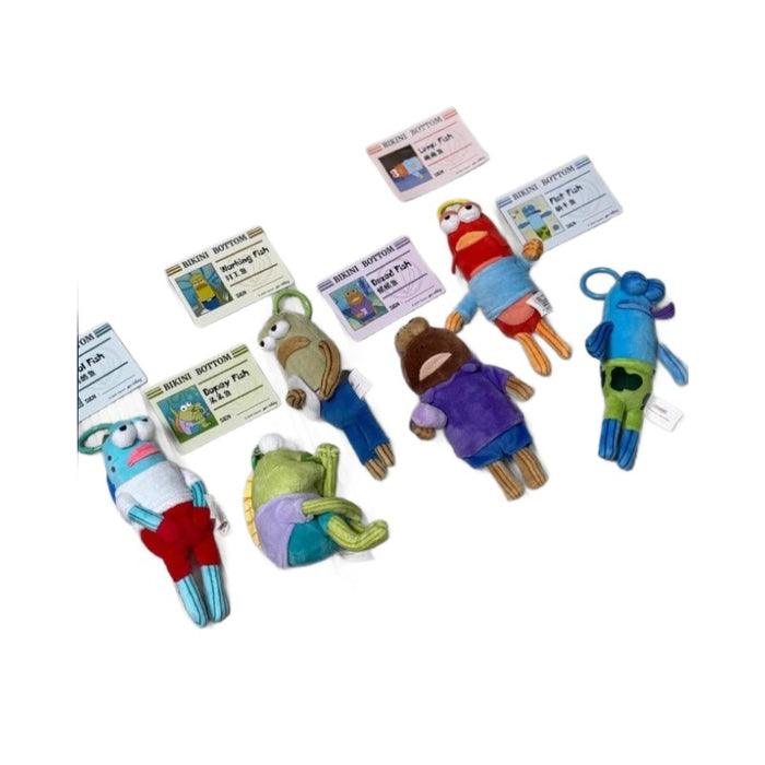 Wholesale Blind Box Funny Plush Doll Passerby Fish Lying Flat Fish Pendant Toy Bag Pendant