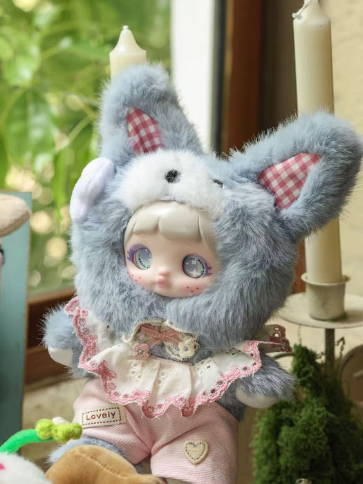 Wholesale Trendy Plush Bag Charm with Soft Clay Face Doll Cute Stress Relief Doll