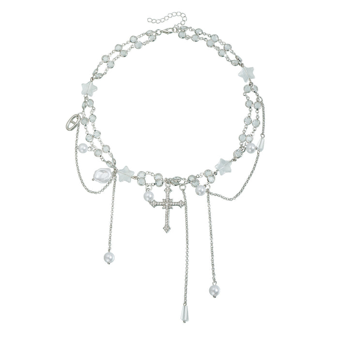 Wholesale Cross Five-Star Special-Shaped Necklaces