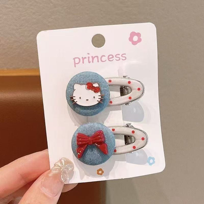 Wholesale Children' s Hairpin Cute Cartoon Cat Hair Clips