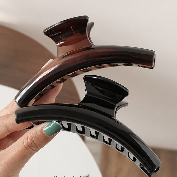 Wholesale Plastic Grab Clip Black Hair Shark Clip Hair Accessories