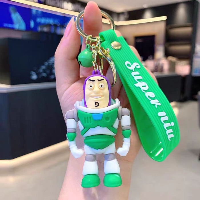 Wholesale Cartoon Doll Silicone Keychain JDC-KC-HongSheng002