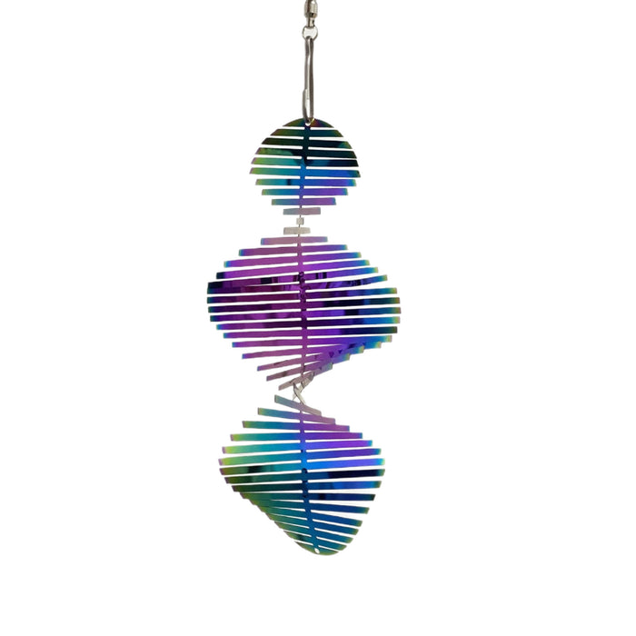 Wholesale Stainless Steel 3D Tornado Spiral Fishbone Wind Chimes