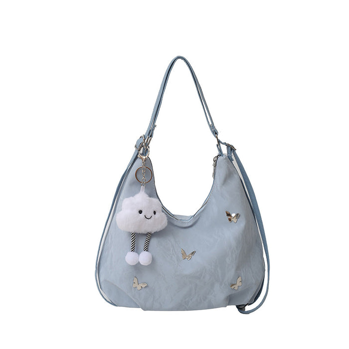 Wholesale Large capacity bag, high-end feel, niche commuting tote bag, backpack, single shoulder, crossbody backpack