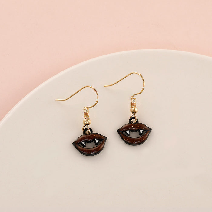 Wholesale   Earrings Temu Popular Devil Pumpkin Bat Holiday Earrings