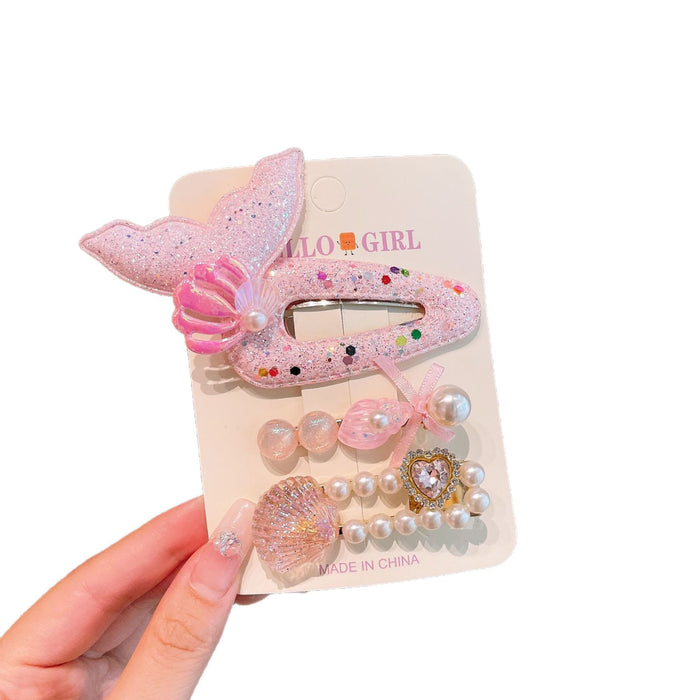 Wholesale Children' s Starfish Shell Duckbill Clip Children' s Hair Clips