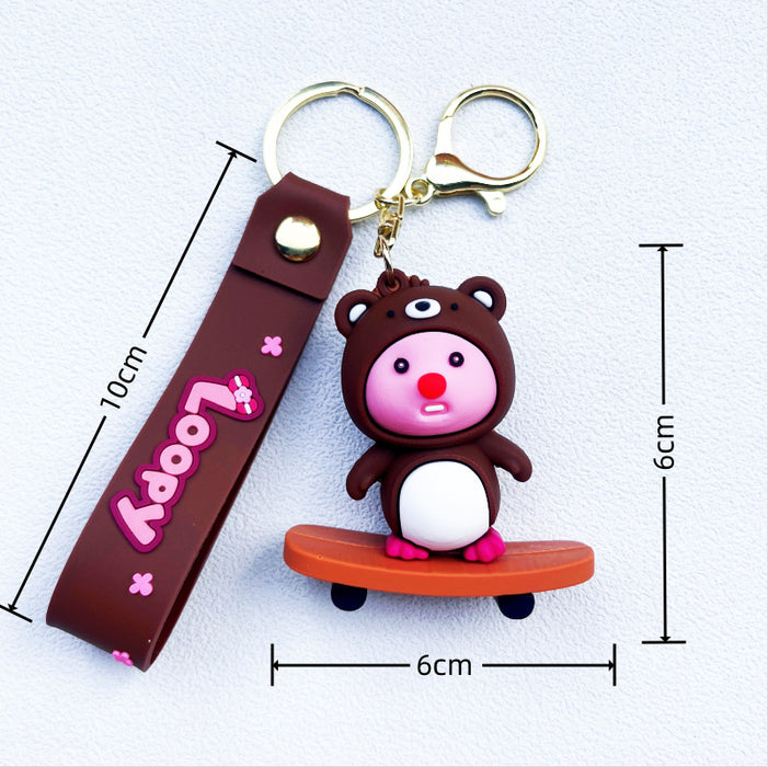 Wholesale PVC Cartoon Doll Keychain JDC-KC-WuYi175