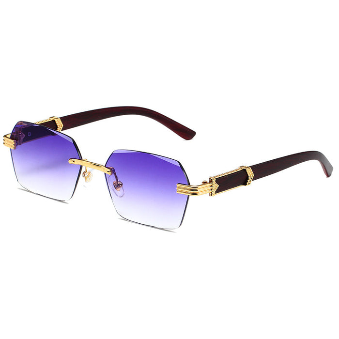 Wholesale Rimless Women's PC Sunglasses JDC-SG-HongR014