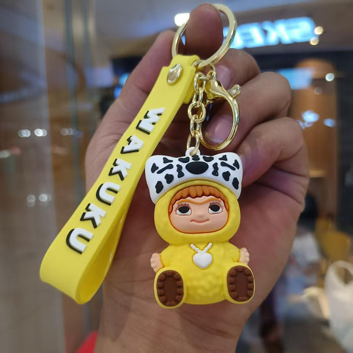 Wholesale Cartoon Soft PVC Keychain Charm