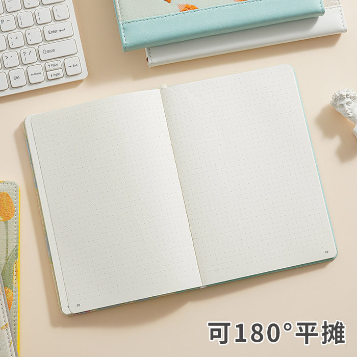 Wholesale A5 Cloth Notebook Pink Dot Grid Cartoon Design Cute Gift & Daily Use MOQ≥2