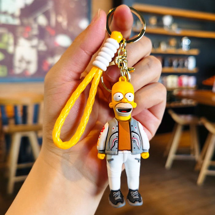 Wholesale Cartoon Doll 3D Rubber Keychain JDC-KC-Tingm077