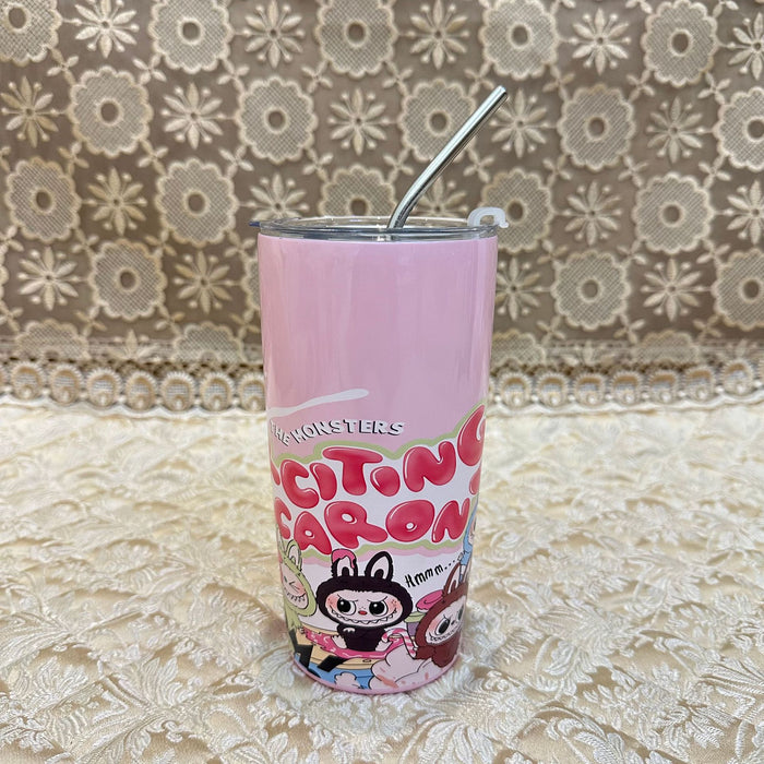 Wholesale 20oz Car Mug Stainless Steel Thermos Cup UV Printed Thermos Cup with Straw