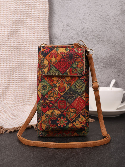 Wholesale PU Multifunctional Bohemian Wallet Wood Grain Multi-Card Slots Women's Wallet JDC-WT-HuLi002