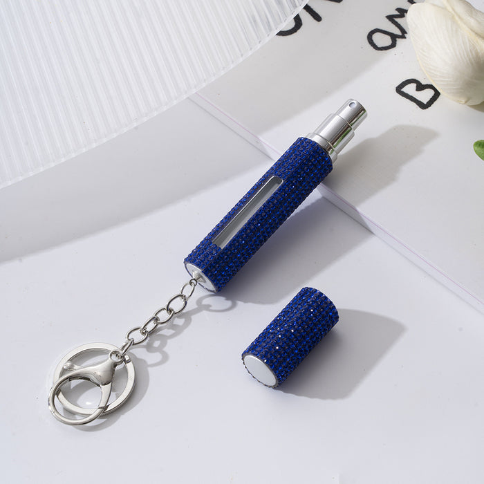 Wholesale Plastic Diamond Perfume Bottle Keychain JDC-KC-ZY026