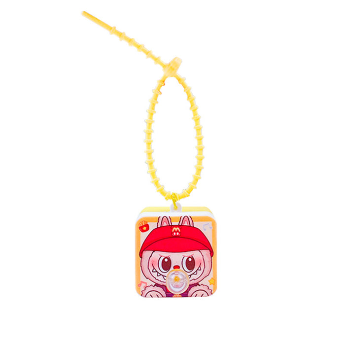 Wholesale Cartoon Plush Square Keychain Pendant Bag Car Keychain Gift