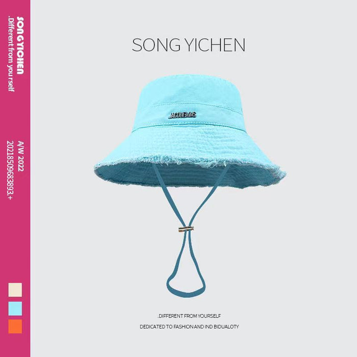 Wholesale Big-brimmed Fisherman Hat Holiday Hanging Hat Sunscreen Sunshade Hat